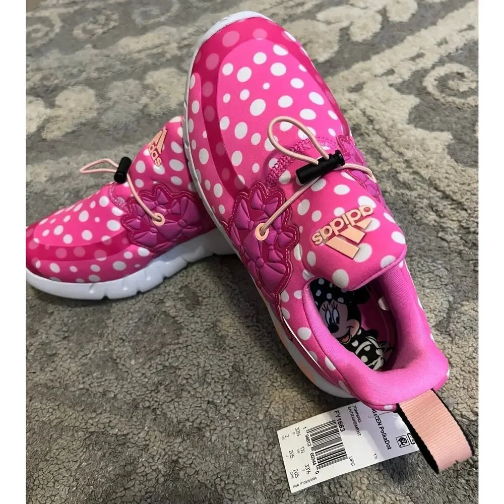 NWT❤️Adidas Polka-Dot Pink Sneaker shoes sz2.5